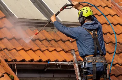Démoussage et hydrofuge de toiture à Héry